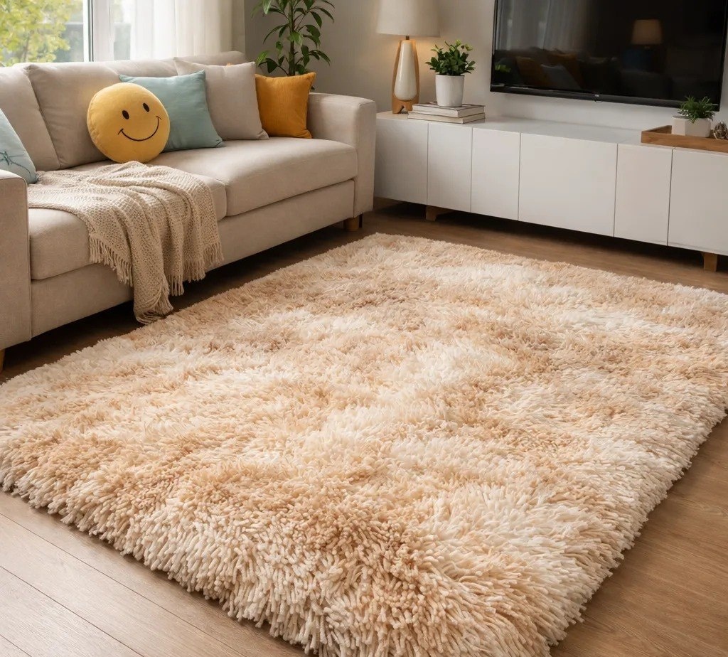 Tapete 1,00x1,50 Sala Quarto Felpudo Varias Cores Premium