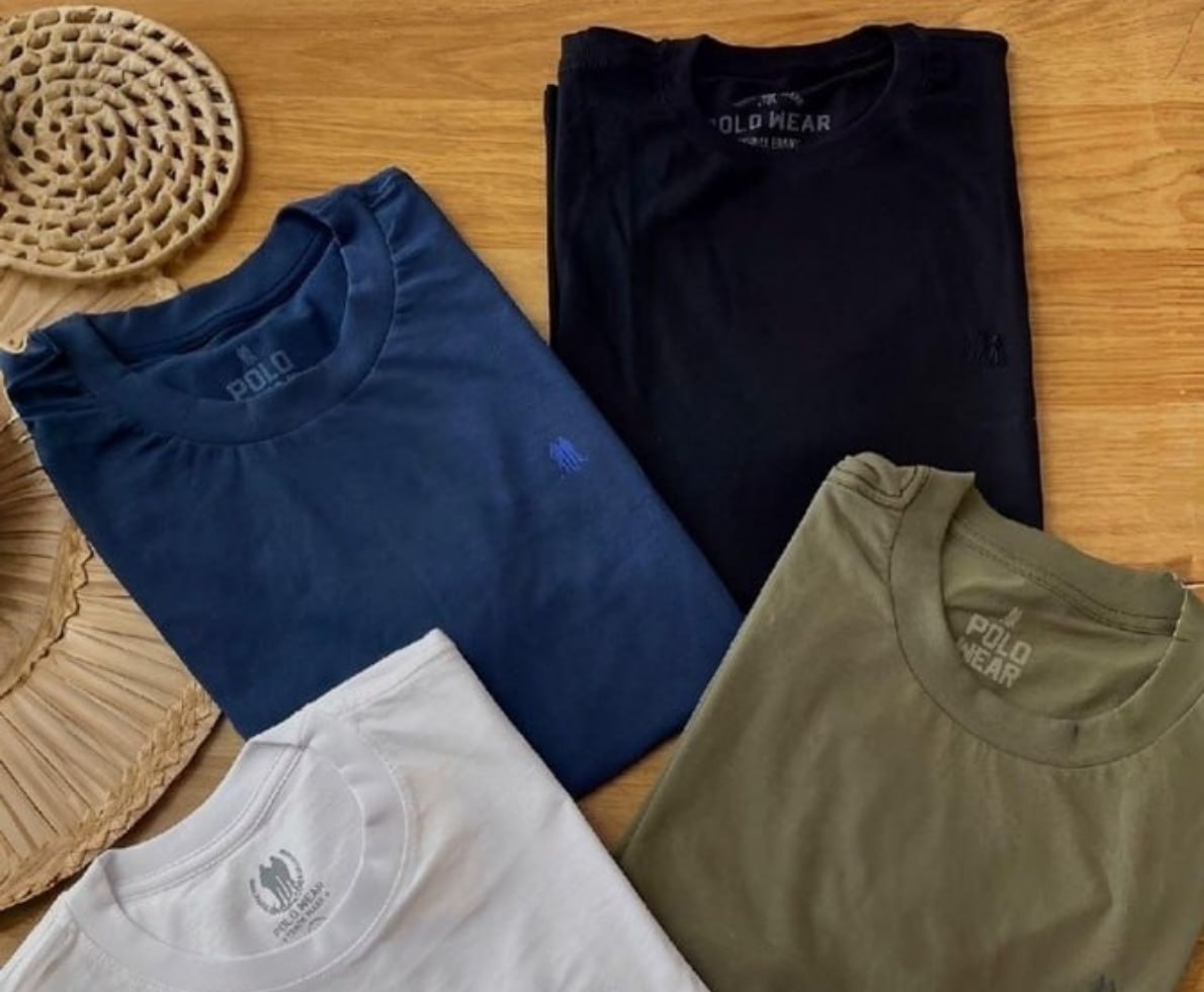 Kit 4 Camisetas Polo Wear Sortido