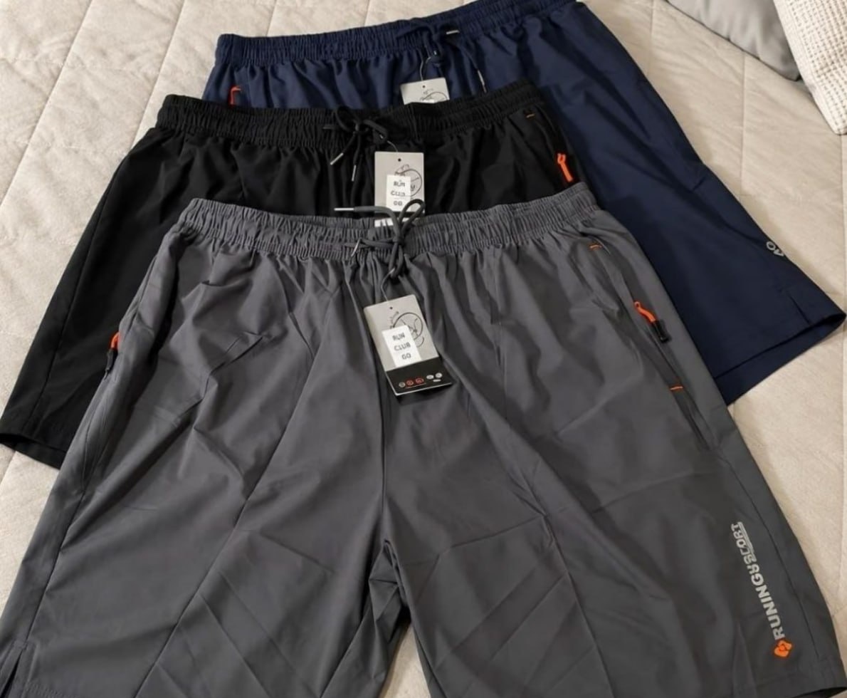 Kit com 3 Bermudas Dry Fit