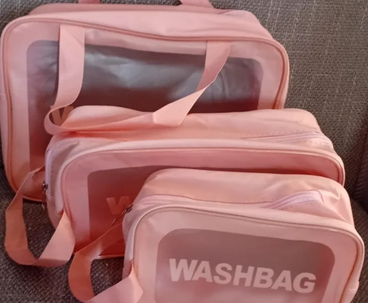 Kit Necessaires Washbag 3 cores