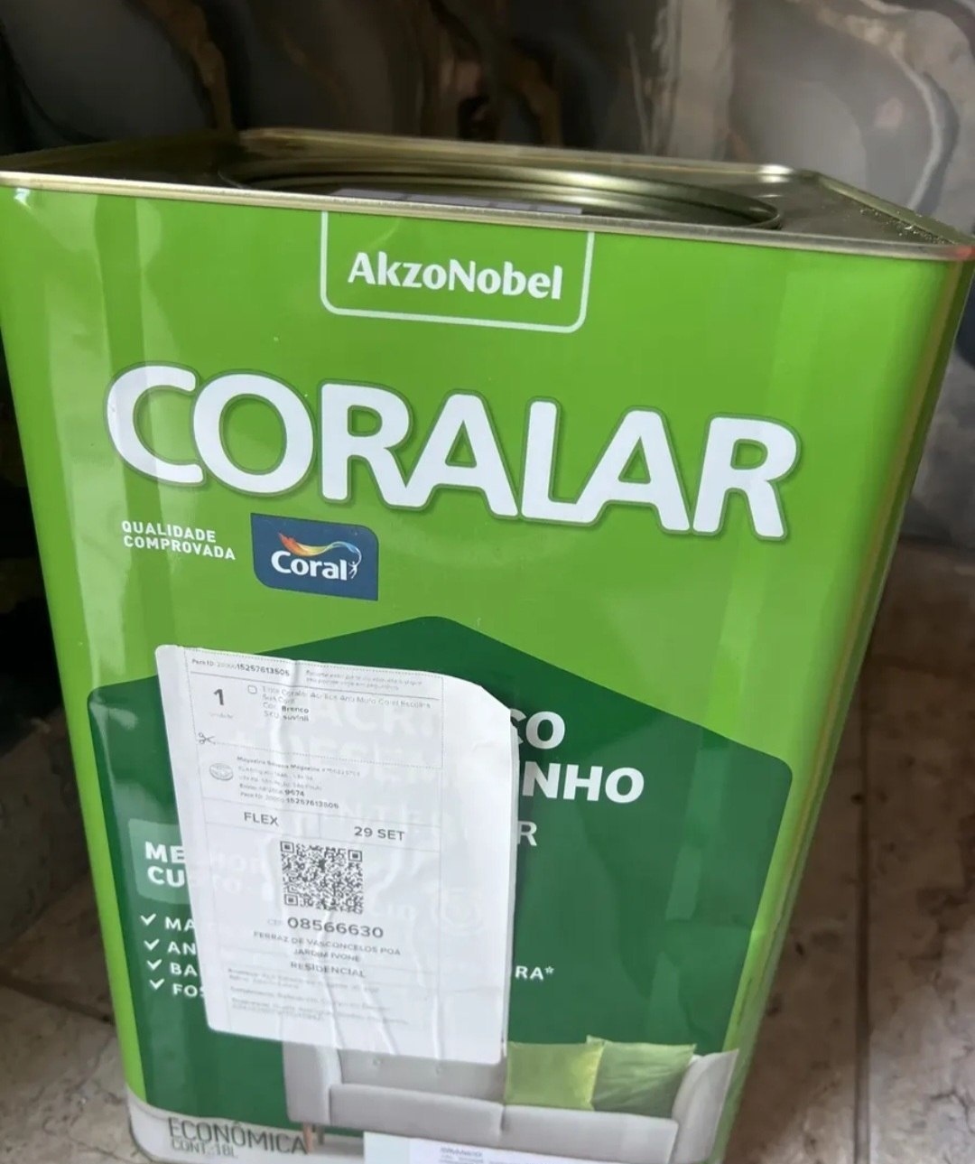 Tinta Coralar Antimofo Acrílica Coral 18L