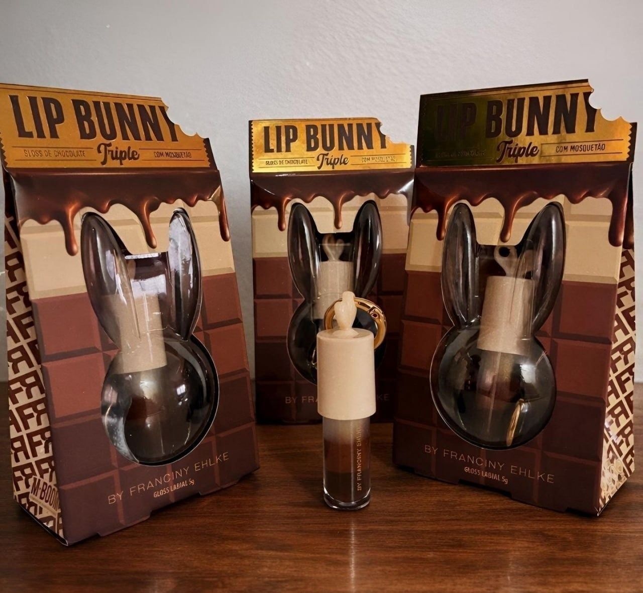 Gloss Labial Lip Bunny Triple Fran By Franciny Ehlke