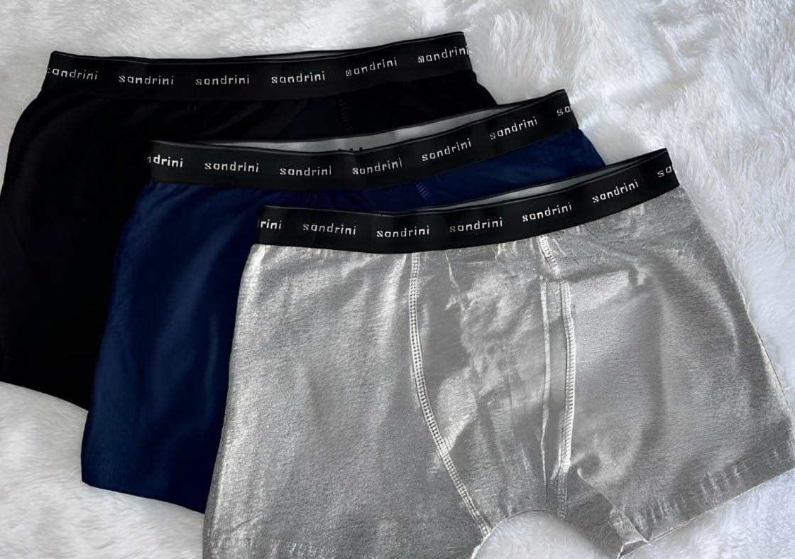 Kit 10 Cuecas Sandrini Boxer Algodão - Tamanho G