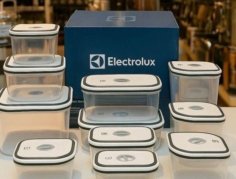Kit 12 Potes Herméticos Electrolux com Tampa