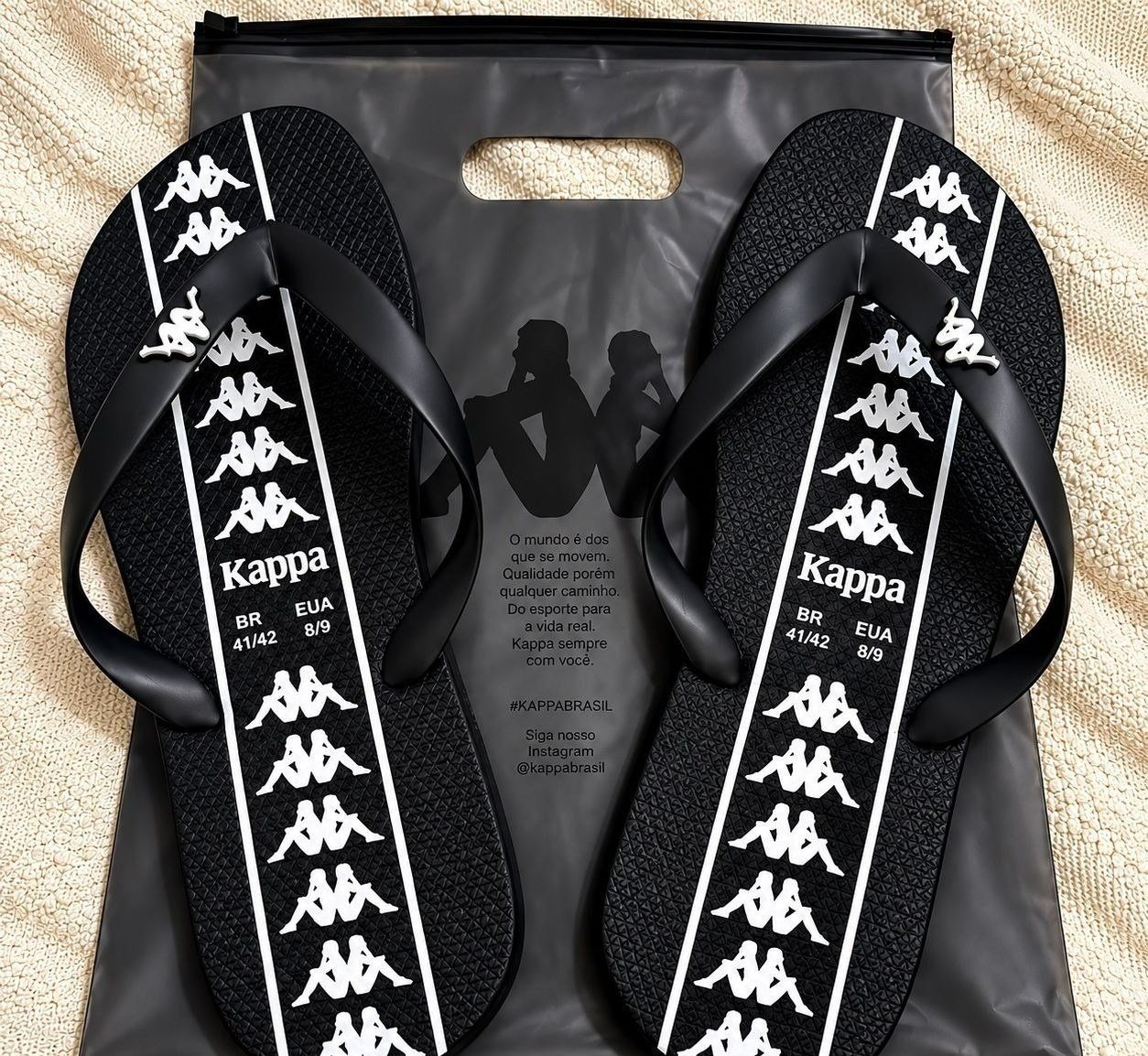 Chinelo Kappa Beach 3 cores
