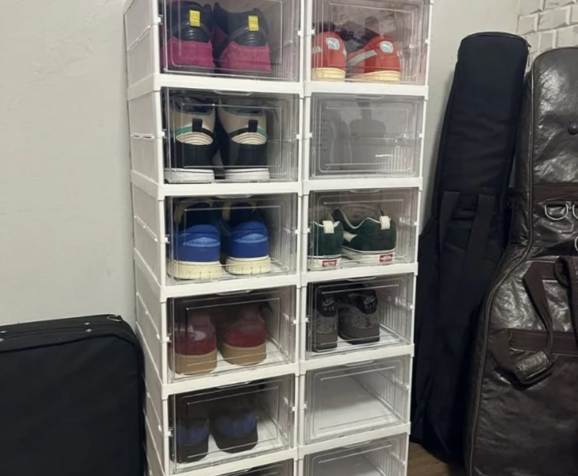 Sapateira Organizador Sapatos Empilhável Vertical 6 Andares