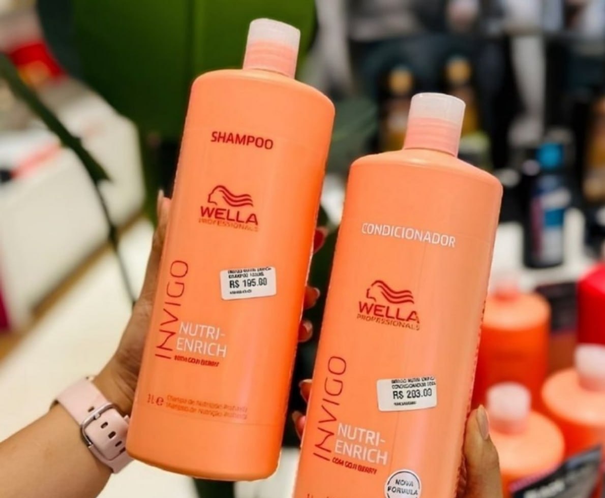 Kit Wella Invigo Nutri Enrich Shampoo e Condicionador 2L