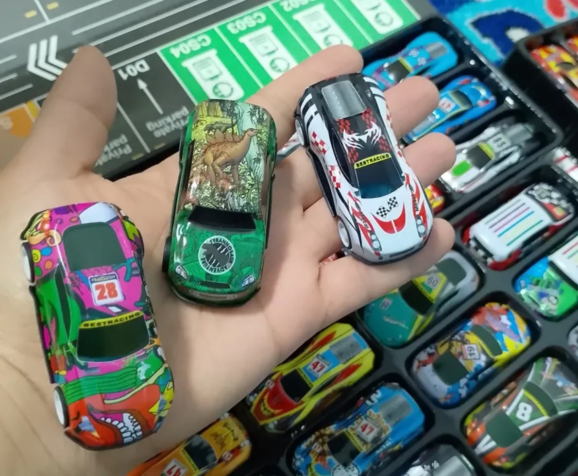 Maleta 48 Carrinhos  Tapete Pista 40x60 - Super Brasileirinho