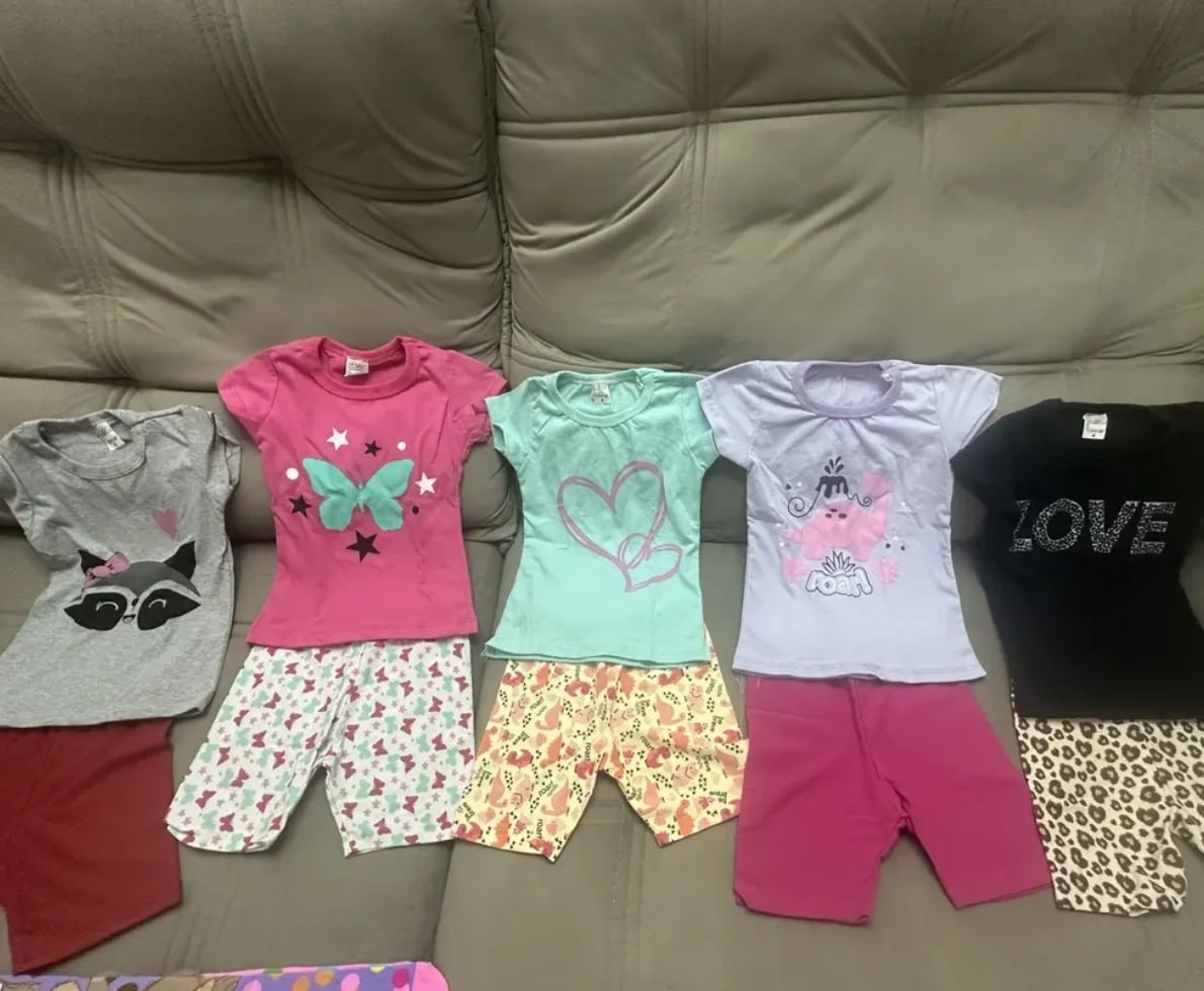Kit 10 Peças Conjunto Infantil