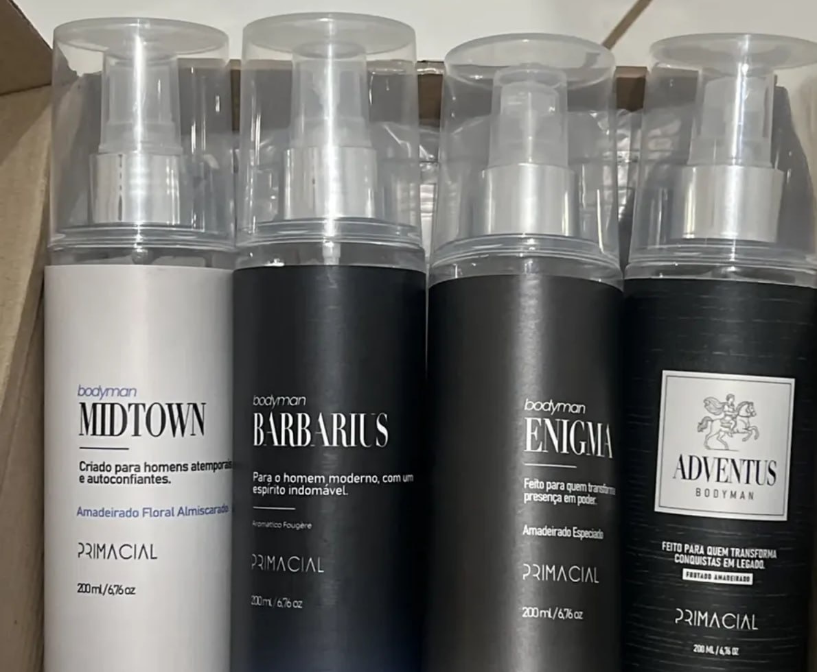 Kit 4 Body Splash Enigma, Midtown, Barbarius, Adventus - Primacial