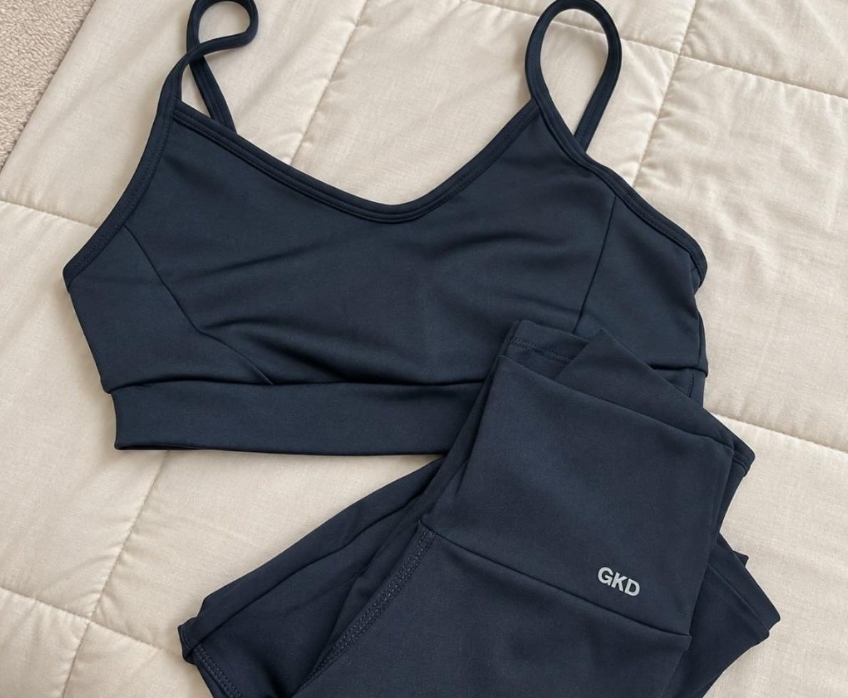 Conjunto GKD Legging Cós Alto  Top Duplo