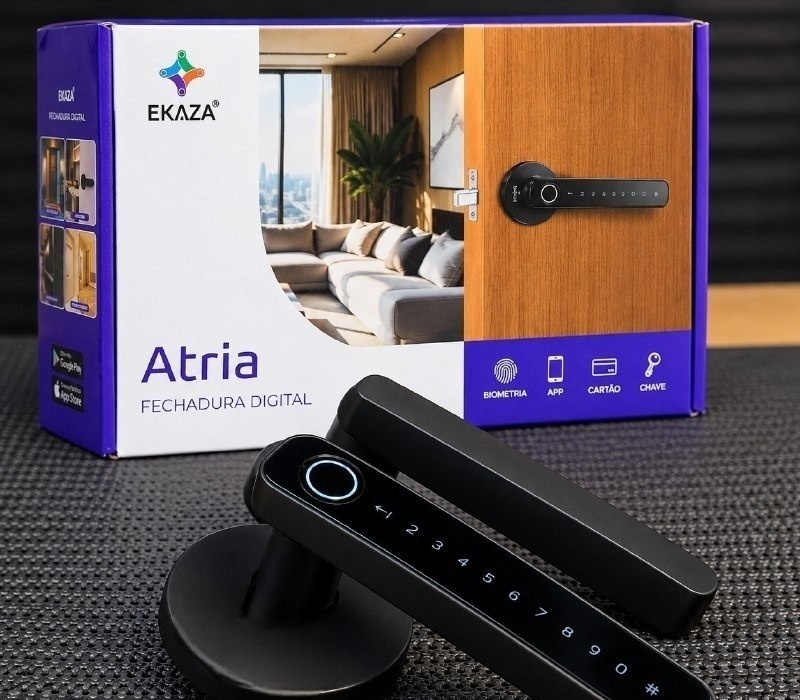 Fechadura Digital Biométrica com Senha Ekaza