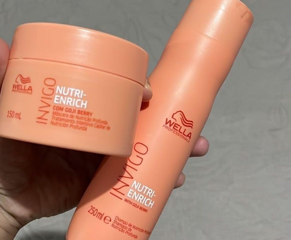 Kit Wella Invigo Nutri-Enrich Shampoo 250ml e Máscara 150ml