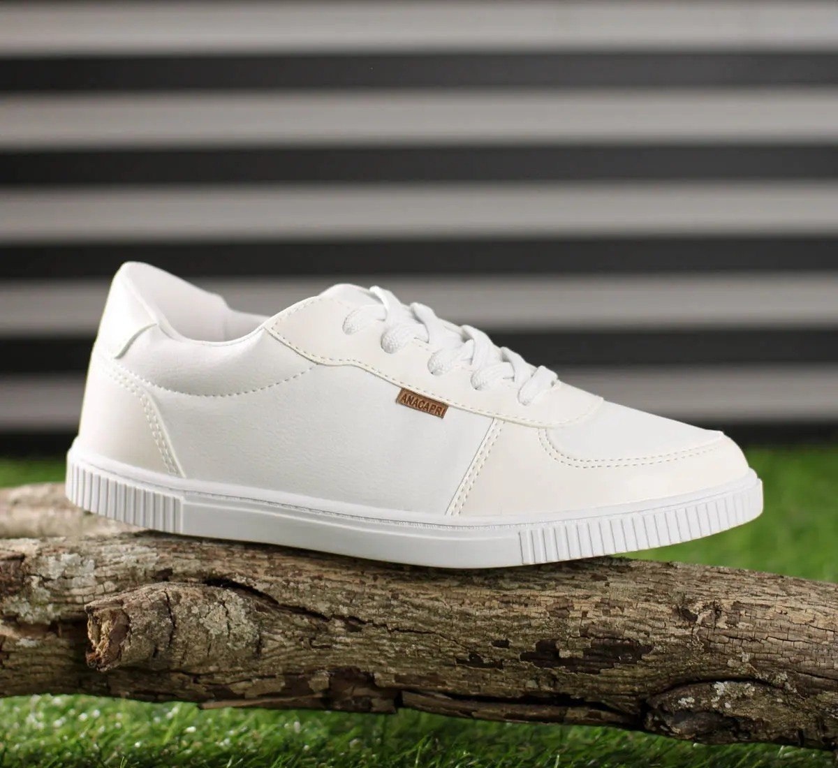 Tenis Anacapri Mist Branco Feminino Casual Slim
