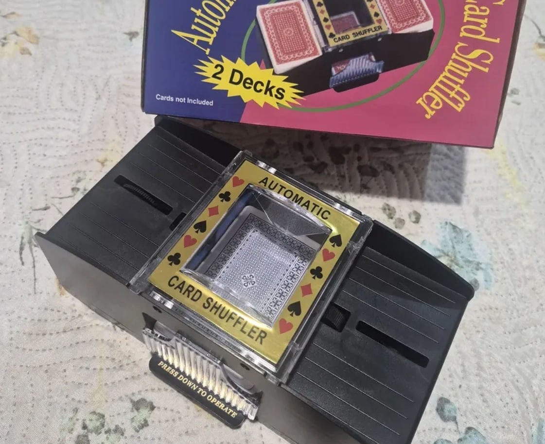 Embaralhador Automático Cartas Baralho Jogos De Mesa