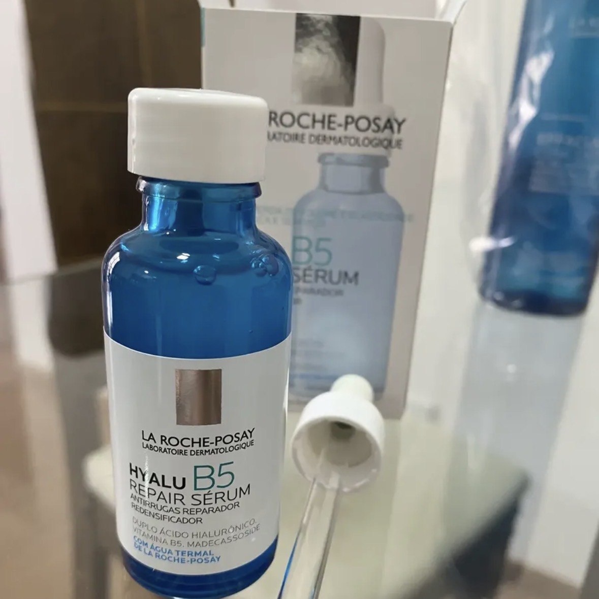 Sérum Facial Antirrugas Preenchedor com Duplo Ácido Hialurônico e Vitamina B5 Hyalu B5 La Roche-Posay 15ml