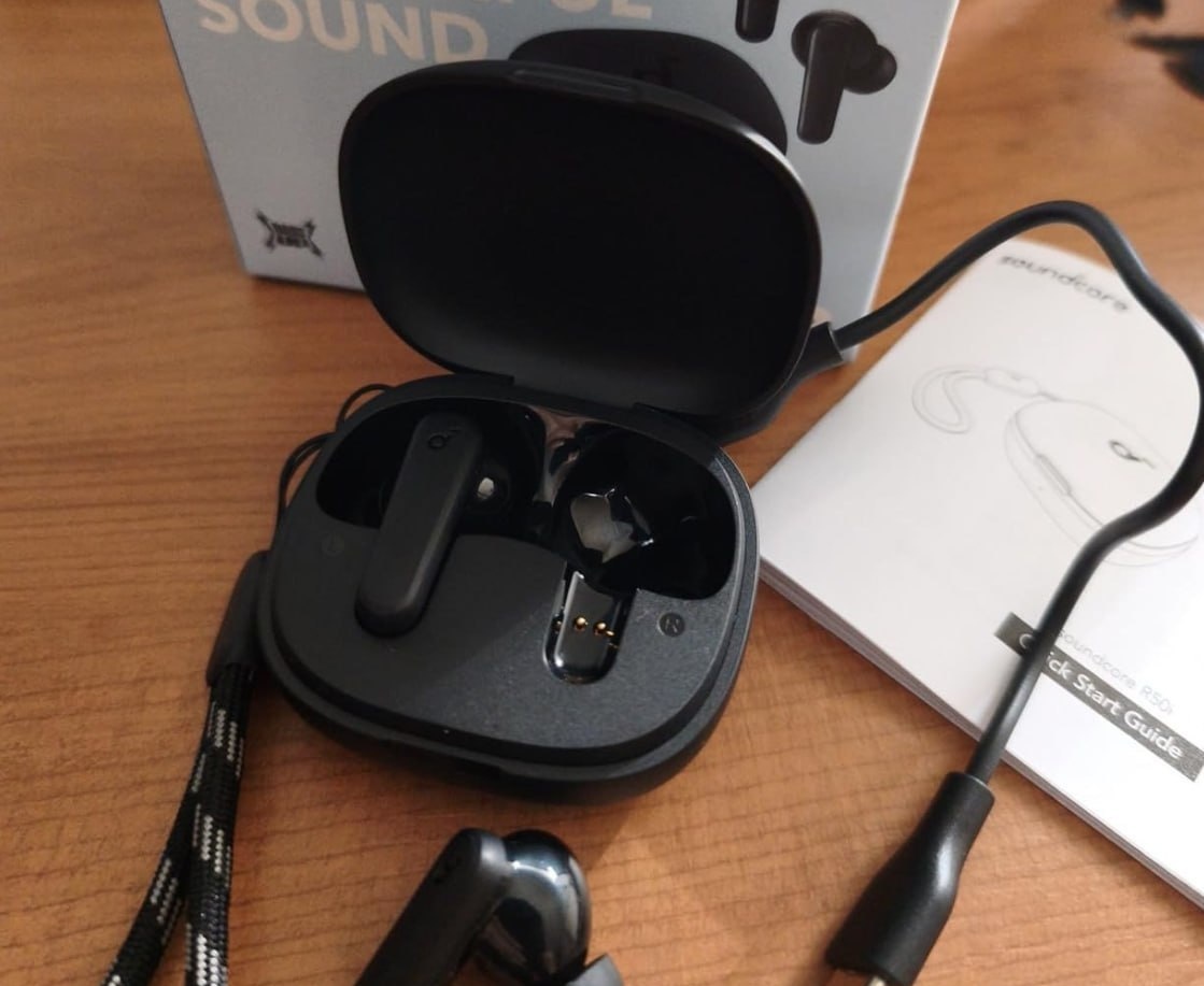 Fone de Ouvido Bluetooth 5.3 soundcore R50i da Anker