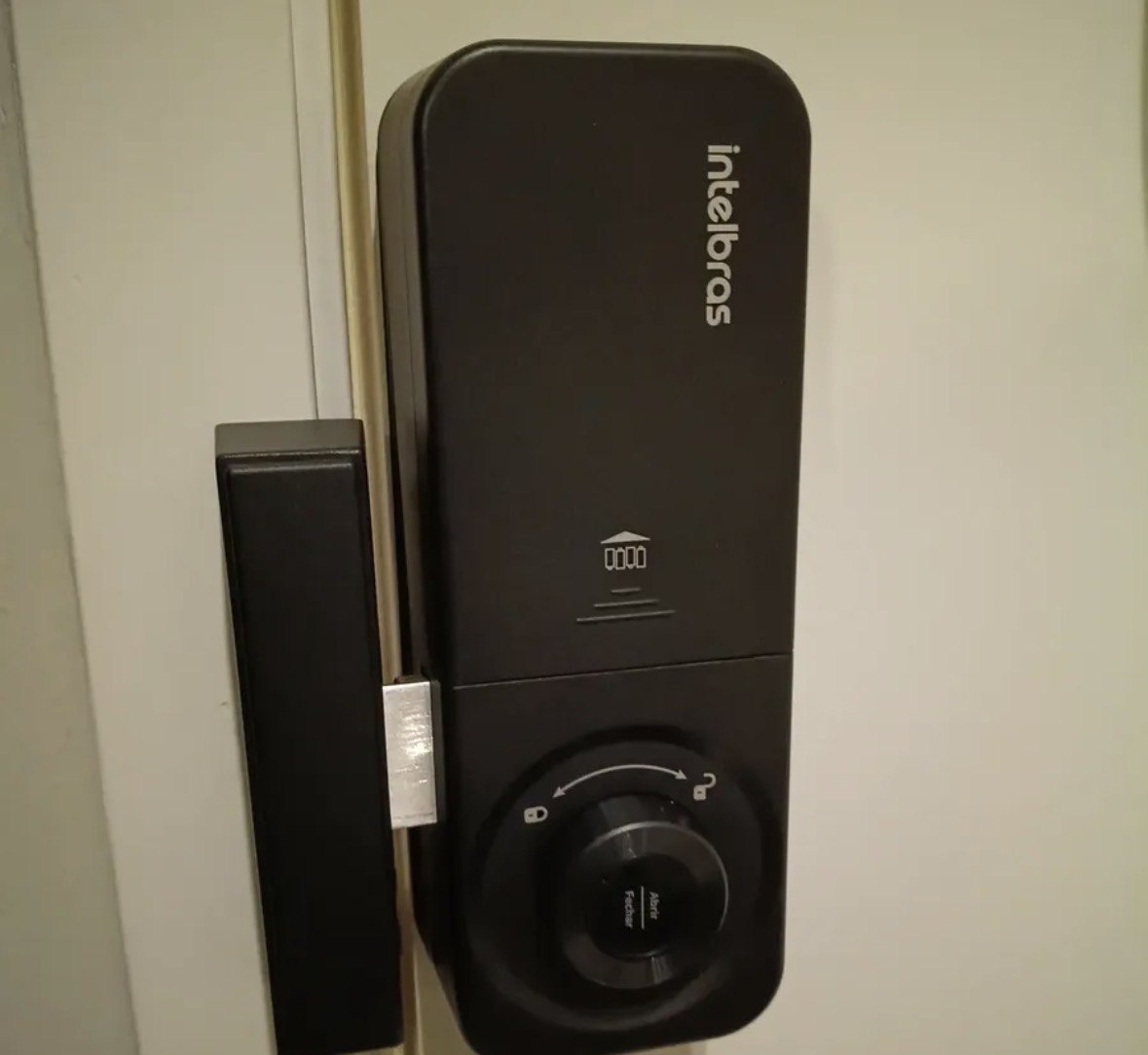 Fechadura Digital De Sobrepor Fr 101 V Preta Intelbras