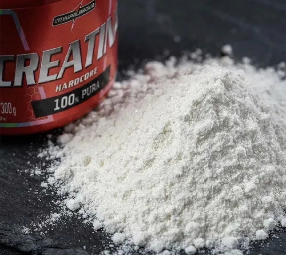 Creatina Integralmédica Monohidratada Hardcore em pó Sem sabor x 300g