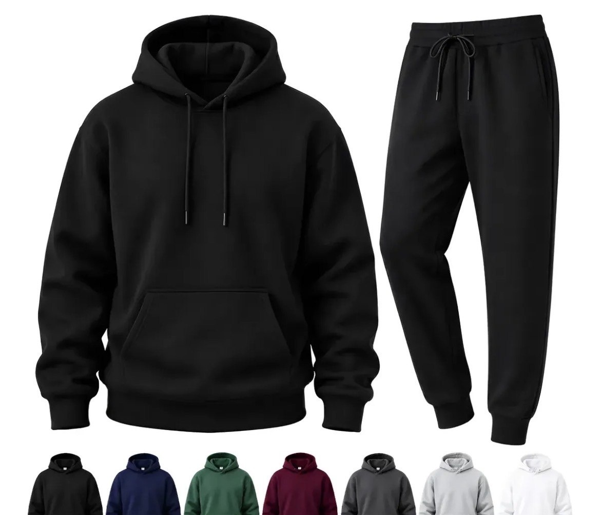 Conjunto Moletom Masculino,incluir Casaco Com Capuz E Calças