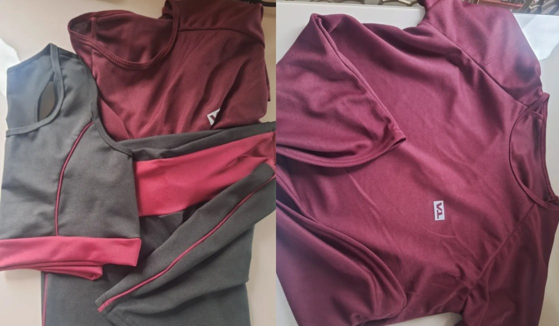 Conjunto Fitness Top  Short em Suplex  Blusa Dry fit