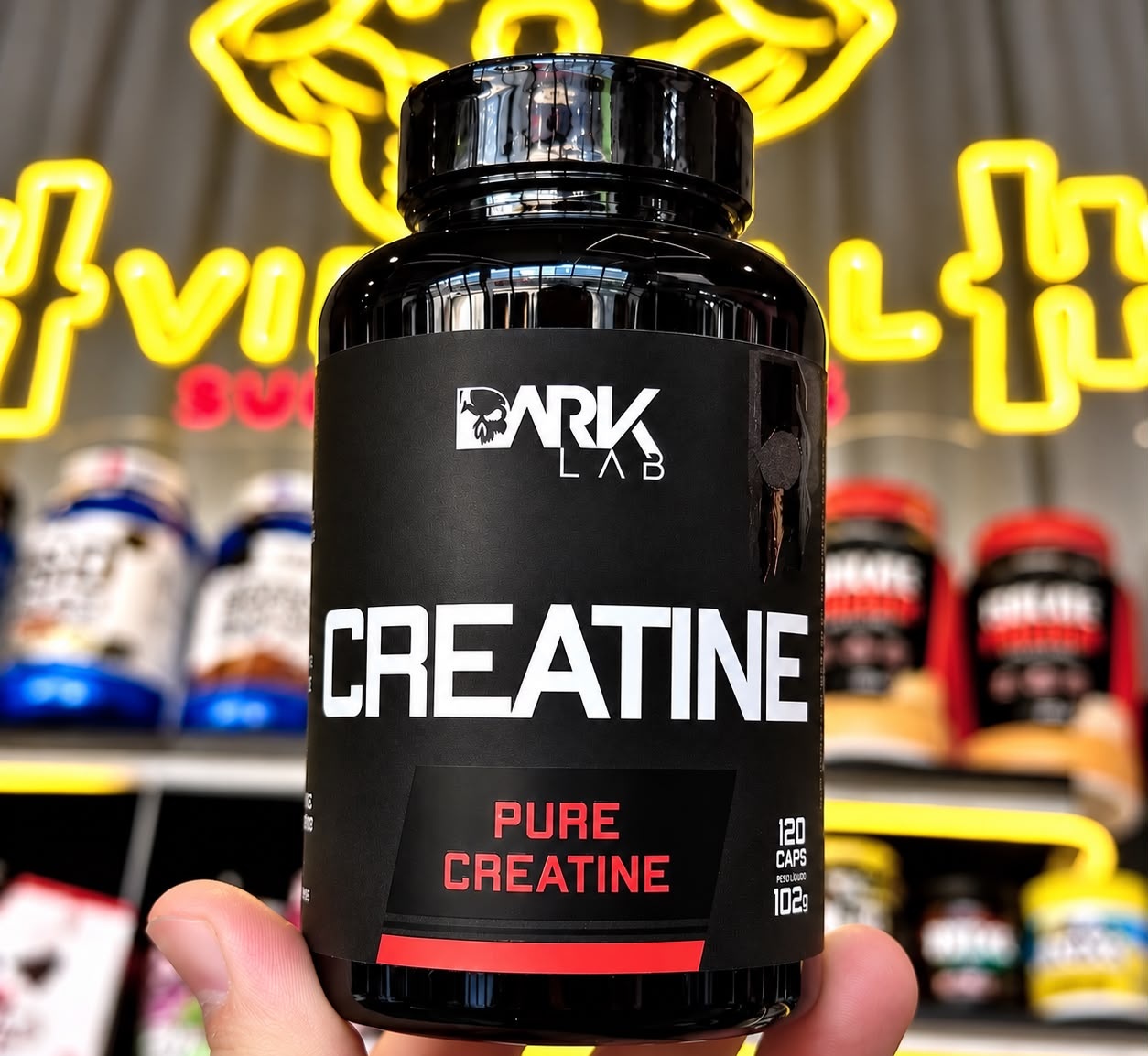 Creatina Dark Lab Premium 120 cápsulas