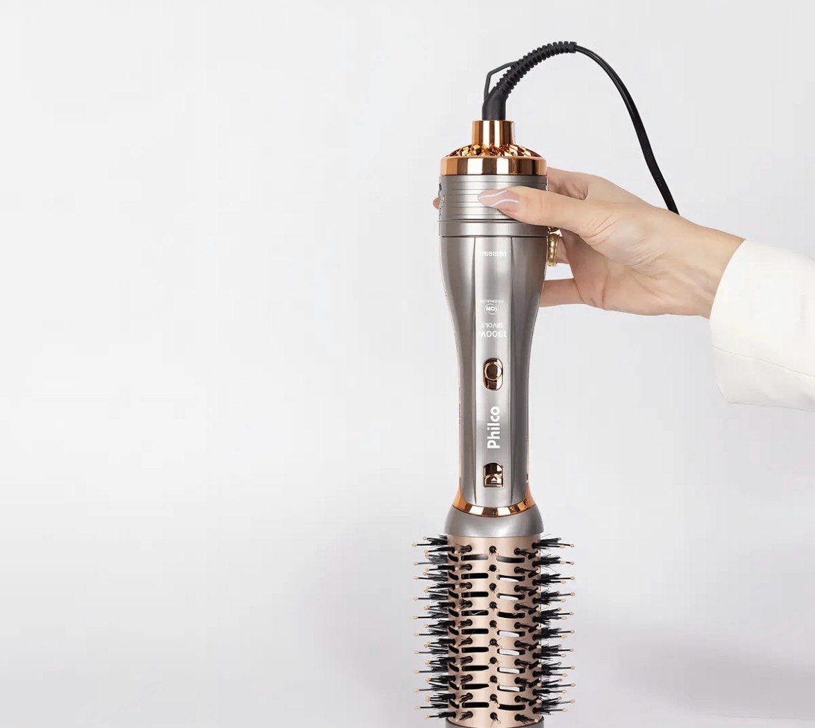 Escova Secadora Philco Pes19sg 3 Acessórios 1300w Cor Prata