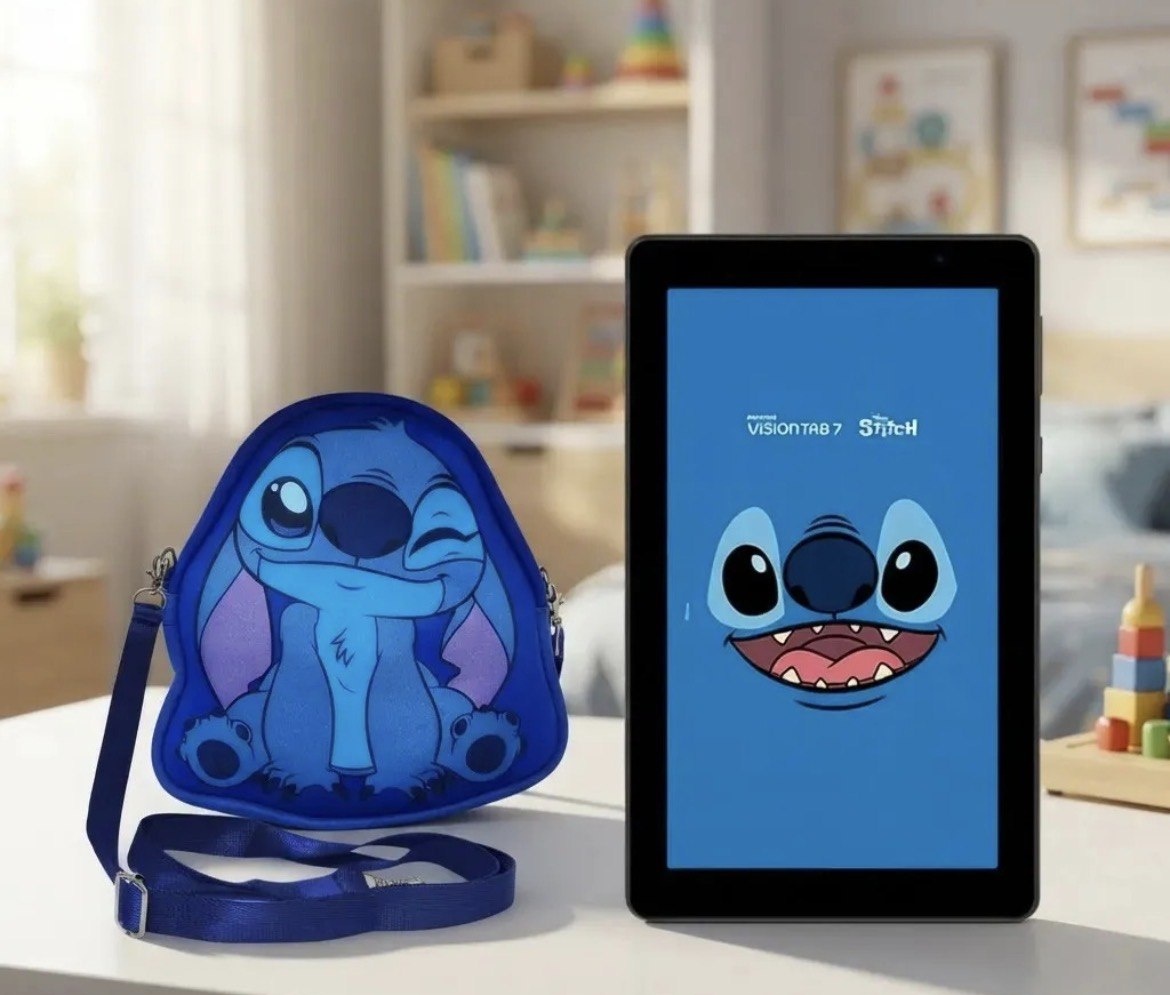 Tablet Infantil Stitch Positivo Vision Tab 7 - Processador Octa-Core 3GB RAM 64GB
