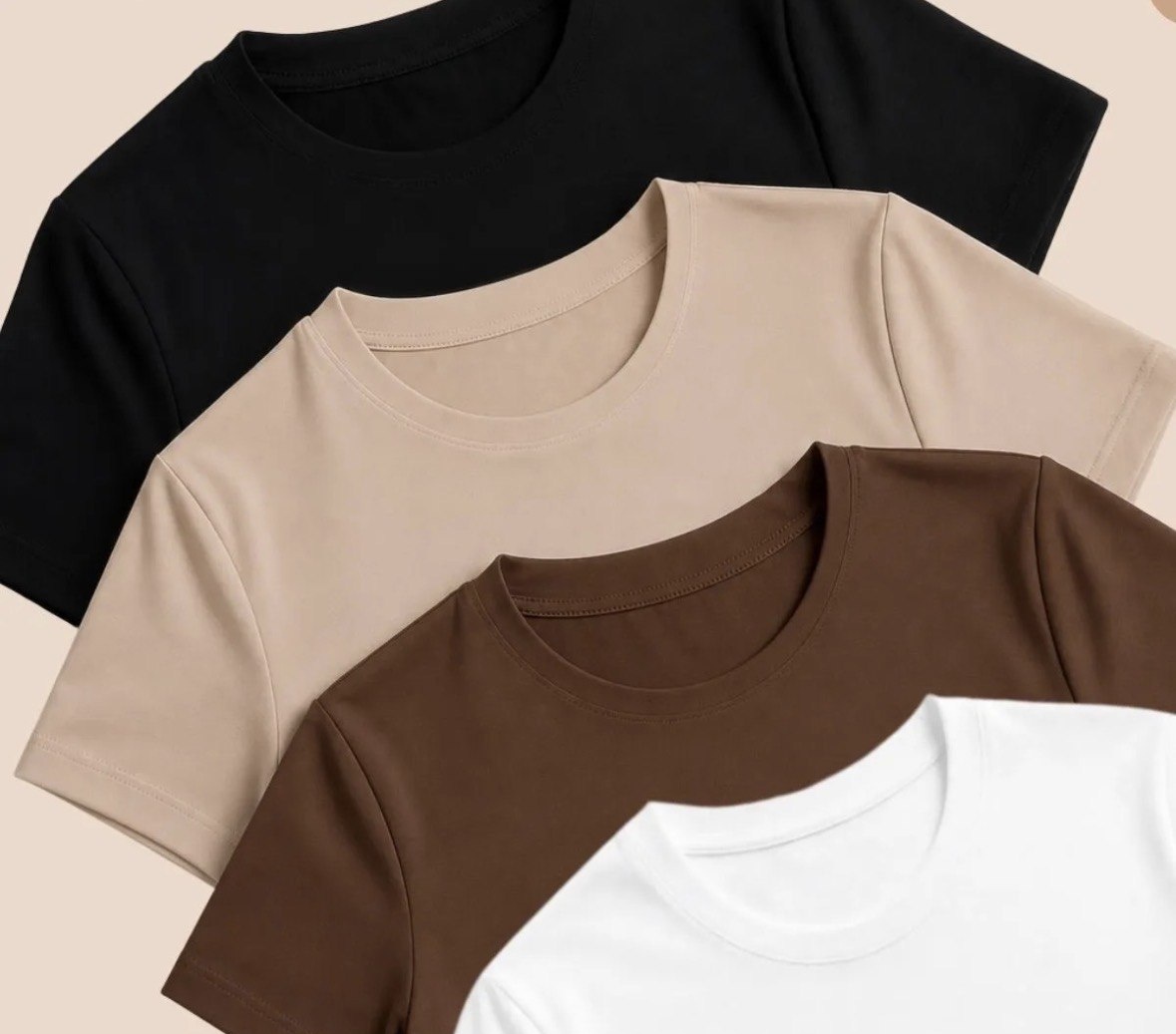 Kit 4 Blusas Feminina Suplex Estilosa T Shirt Básica Casual