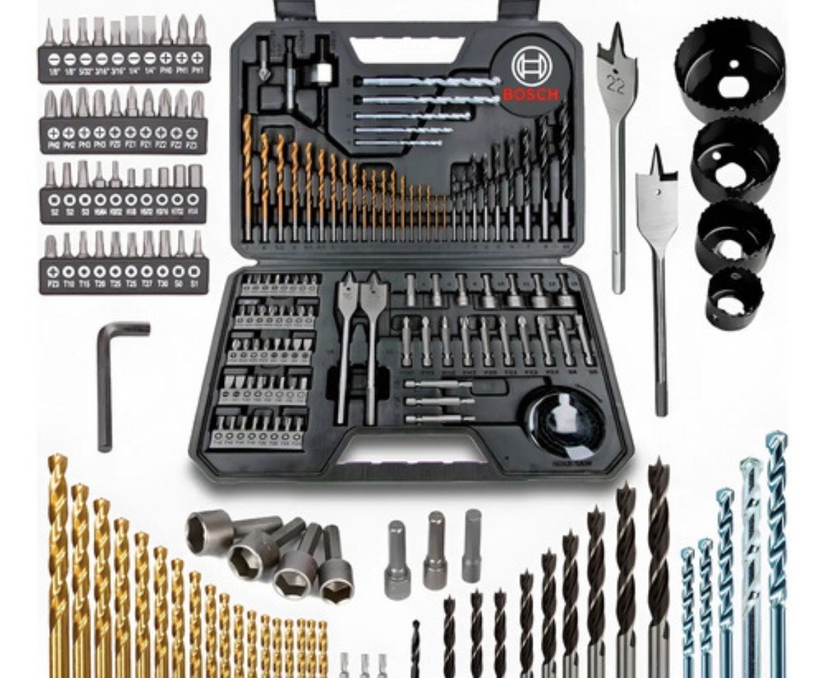 Jogo De Brocas Bits 103 Peças Bosch Com Maleta Profissional
