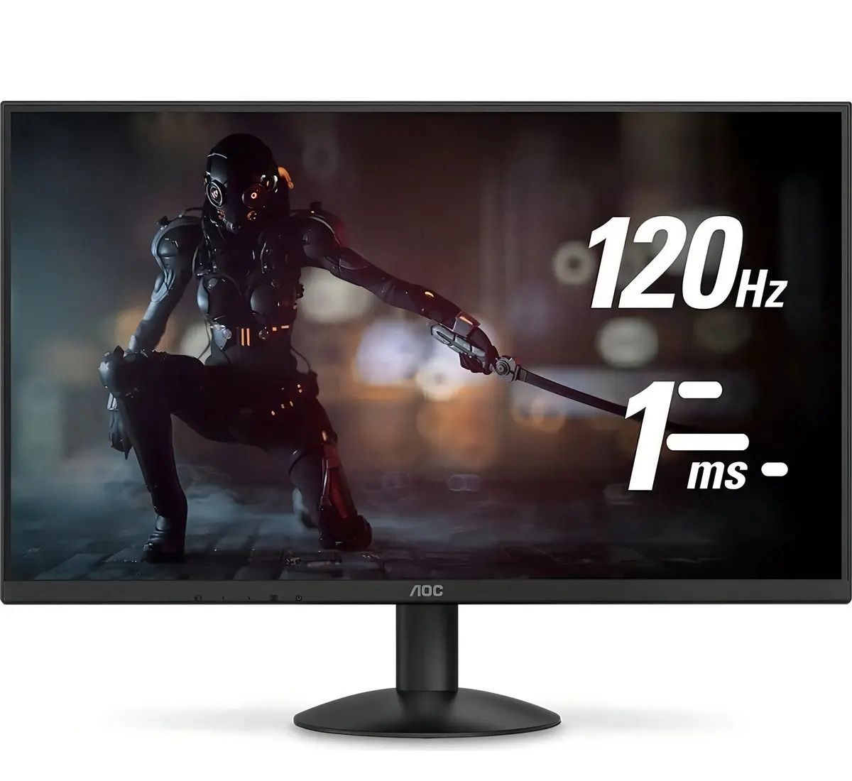 Monitor 27 Aoc Gamer 27b30h357, Full Hd, Ips, 120hz, 1ms Cor Preto
