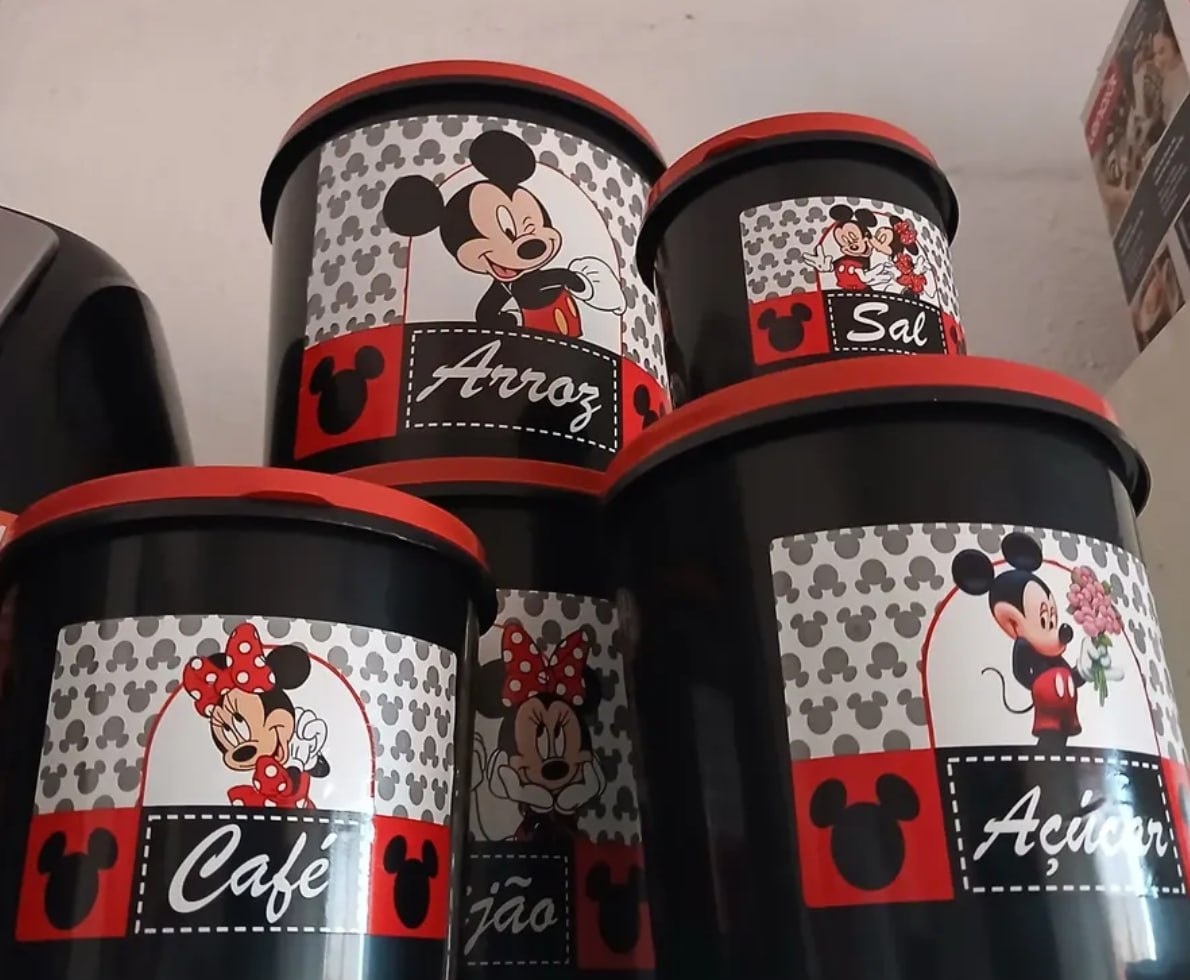 Jogo De Mantimentos Mickey C5 Peças