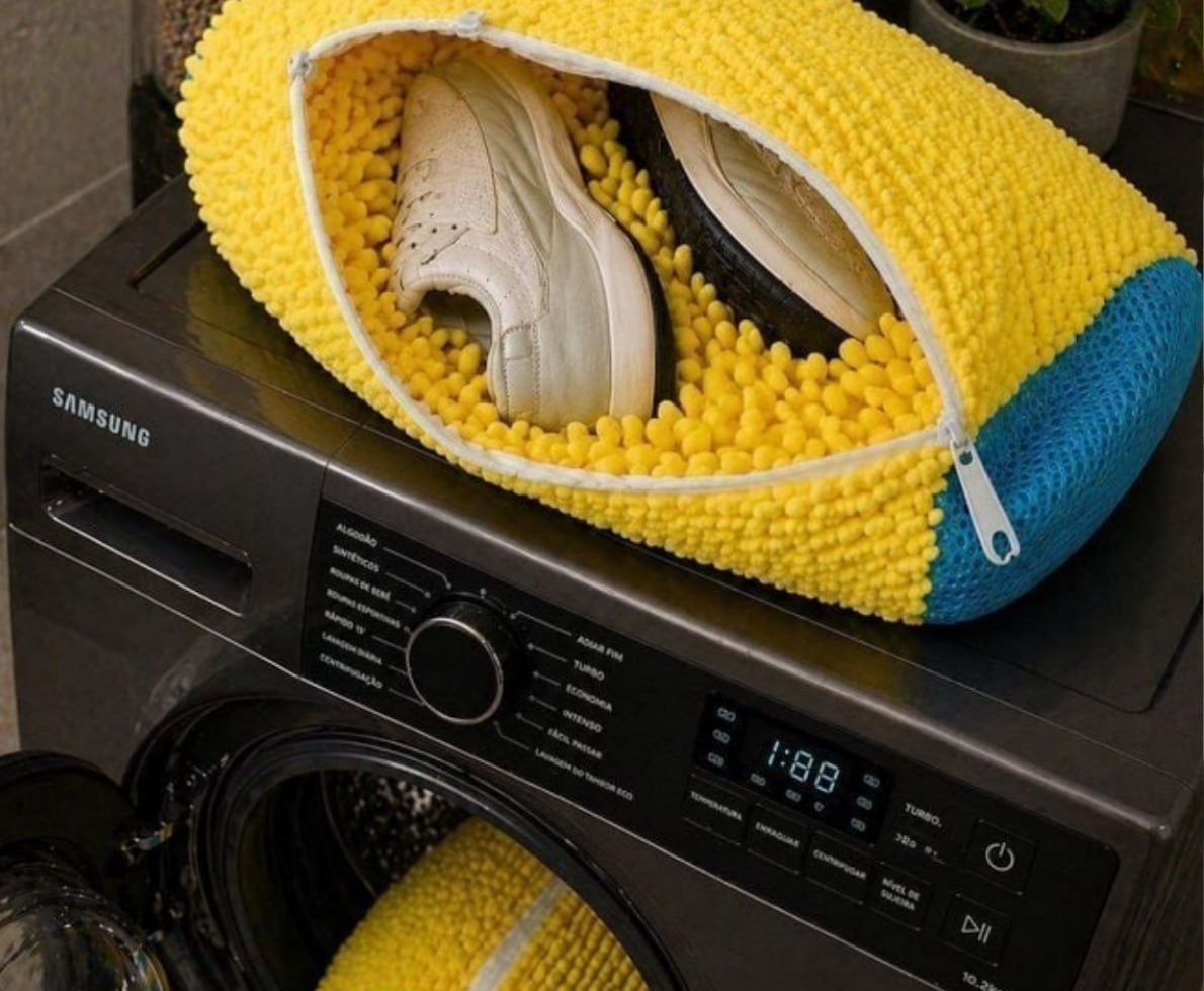 Kit com 2 Sacos Para Lavar Sapatos na Máquina