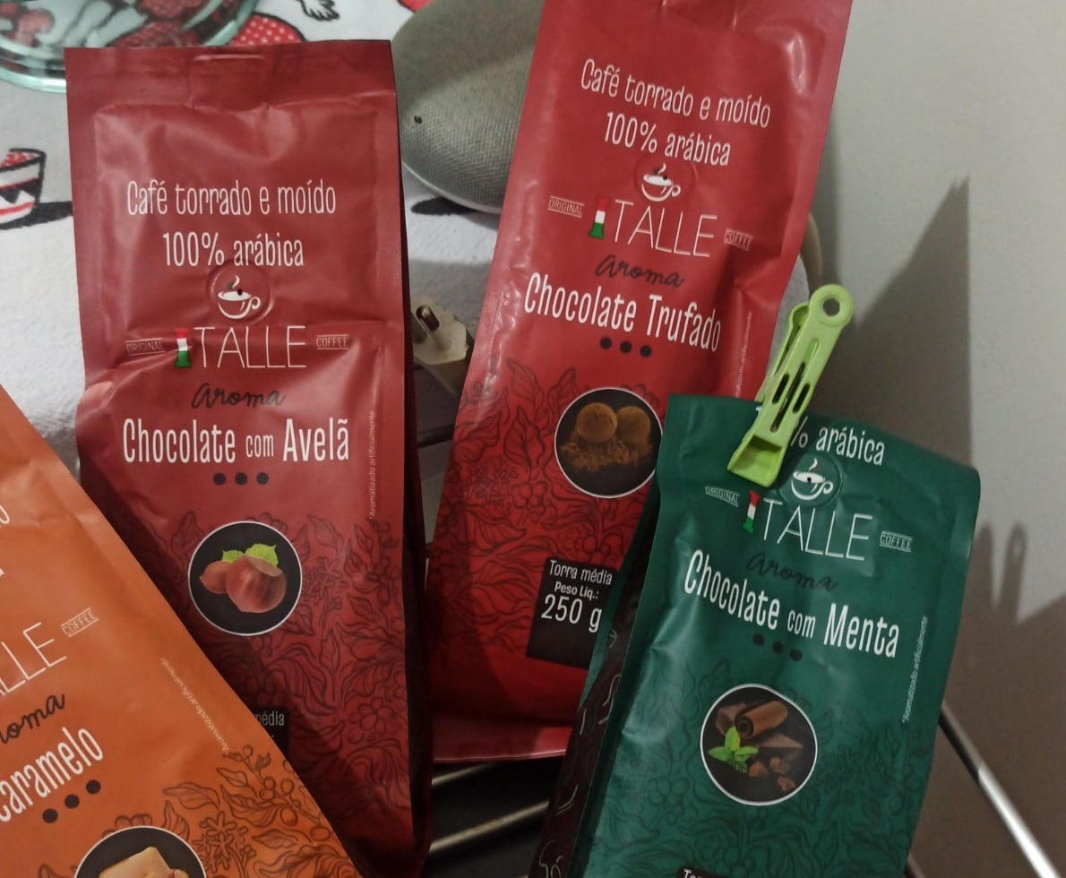Café Aromatizado Torrado e Moido Italle vários sabores 250g