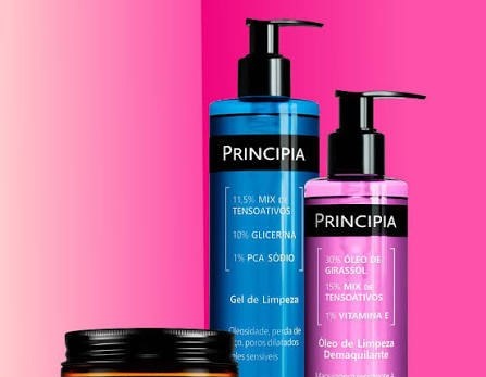 Principia Kit Limpeza E Hidratação Ch-01  Ol-01  Gl-02 Todo Tipo De Pele Dianoite
