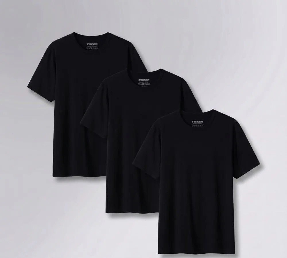 Kit 3 Camisetas Light T-shirt Insider