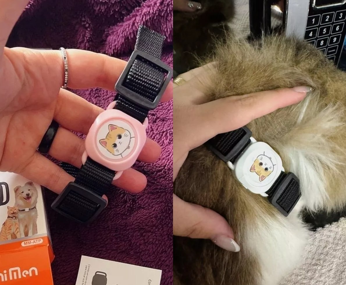 Rastreador Pet com Coleira  Compatível com Apple