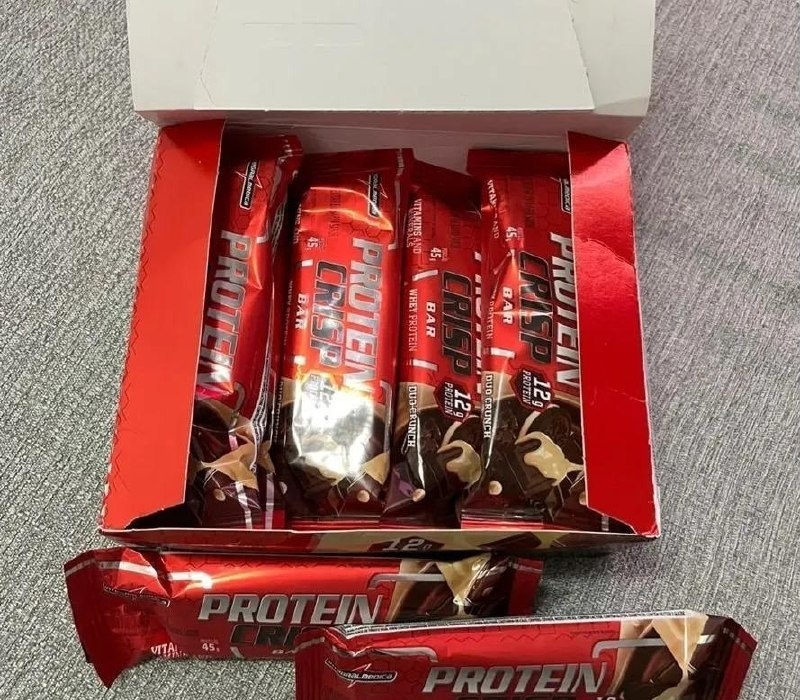 12 Unidades Barra De Proteína Integralmédica Crisp Bar Duo Crunch