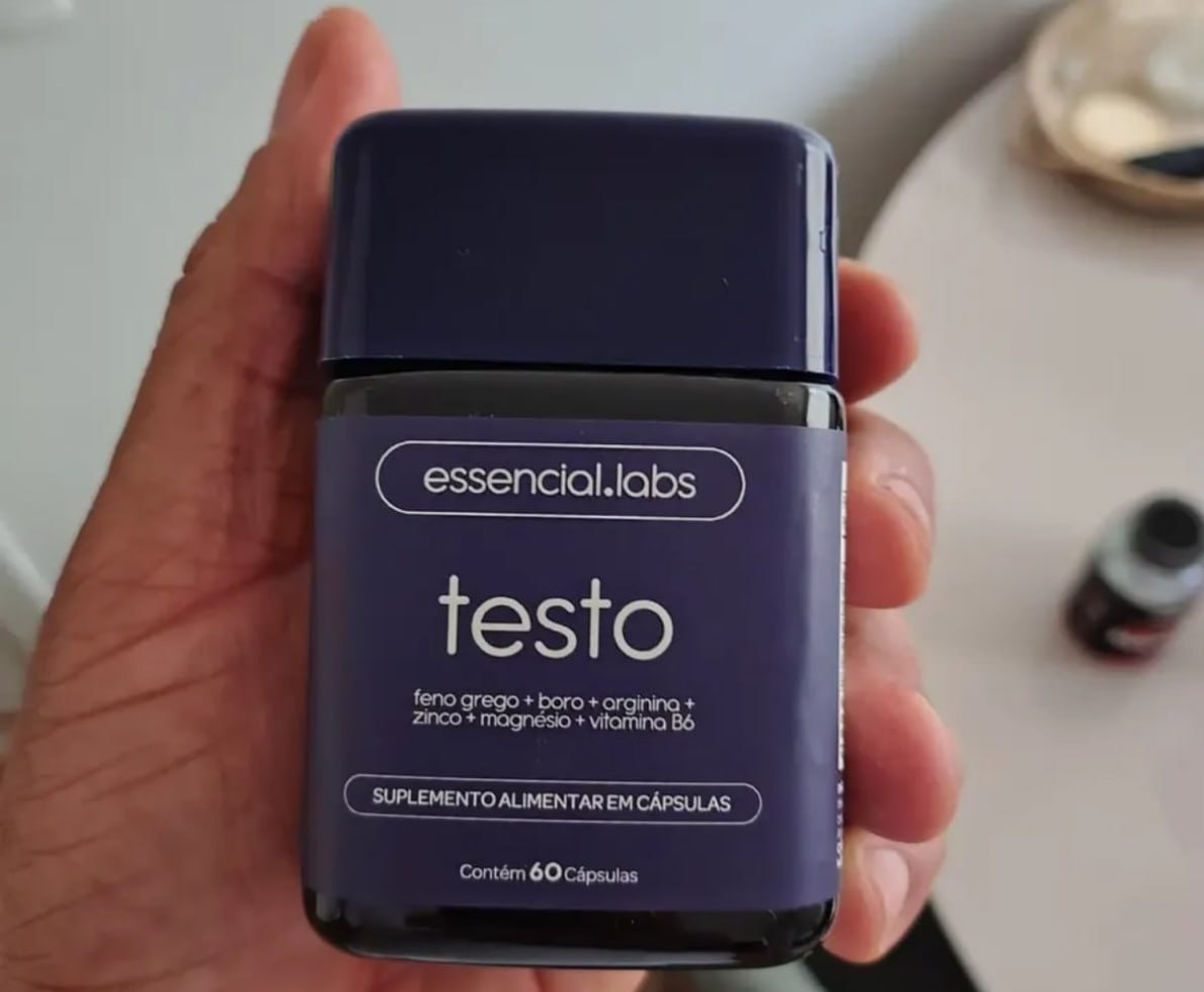 Testo Essencial Precursor da Testosterona - 60 Cápsulas