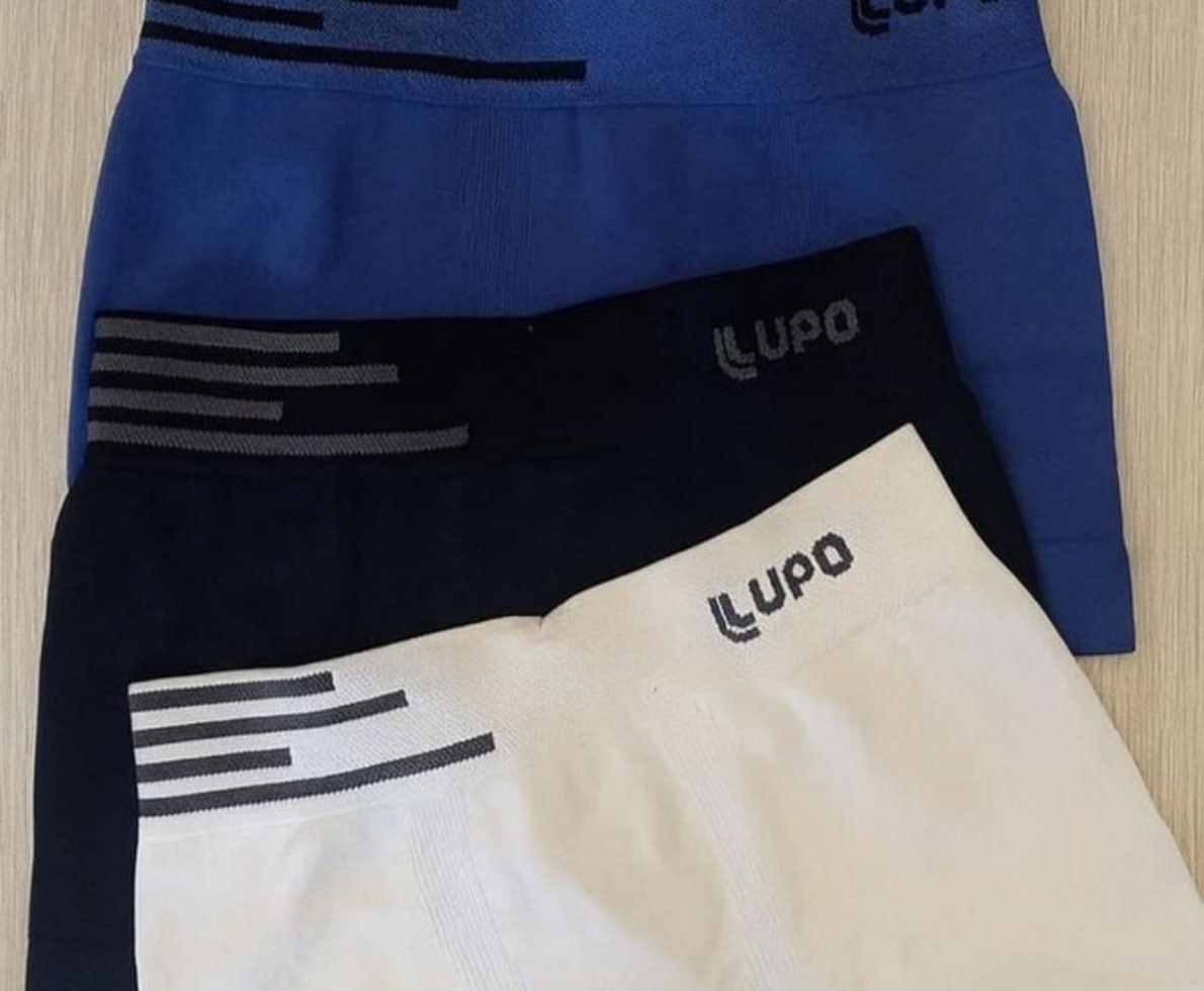 Kit 6 Cuecas Lupo Boxer Box Sem Costura