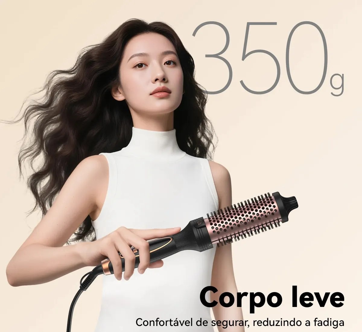 Escova modeladoracacheadora Gokoco GD037