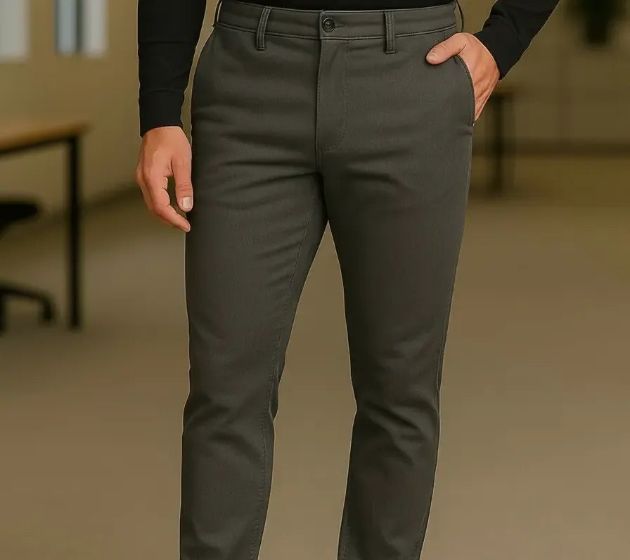 Calça Sarja Masculina Alfaiataria Sport Fino Bolso Faca