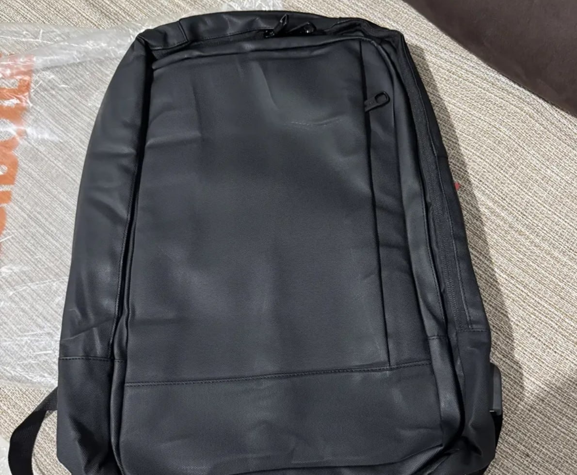 Mochila Jiesipote 9242 Prova DÁgua Reforçada Expansível Cor Preto