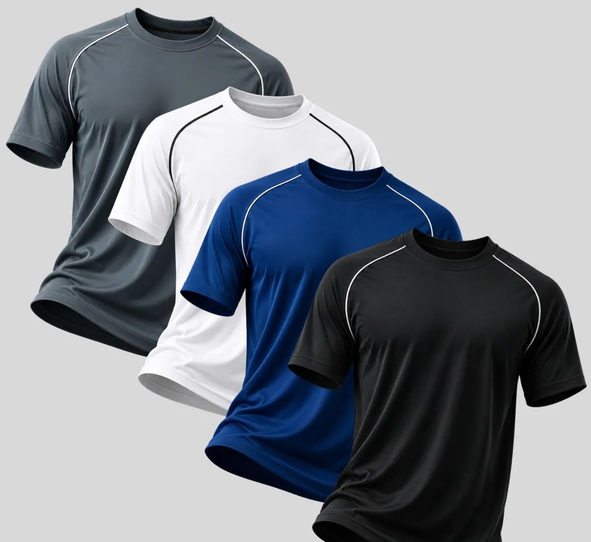 Kit 4 Camisetas Dry Fit Ultra Leve