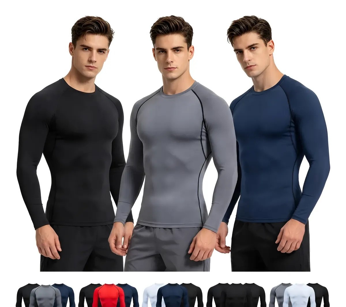 Kit 3 Camisetas Térmicas Térmica Proteção Solauv50