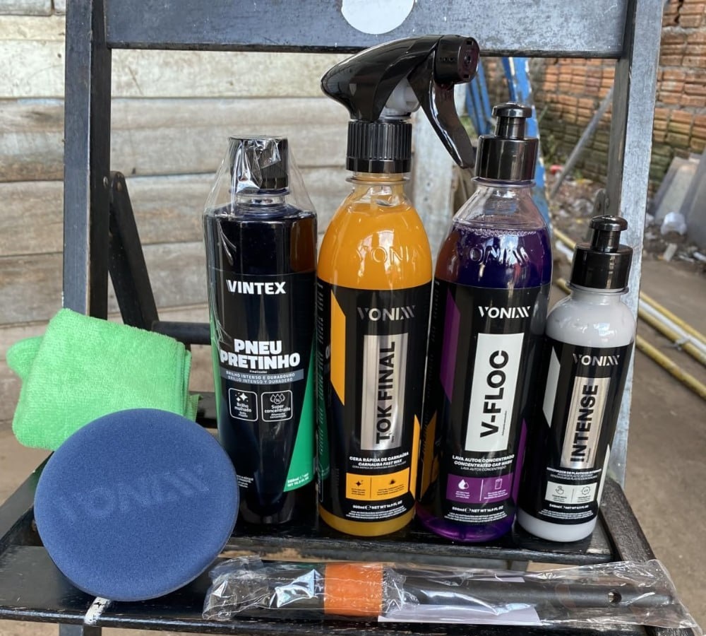 Kit Vonixx Lavagem Automotiva Completa V-floc Intense