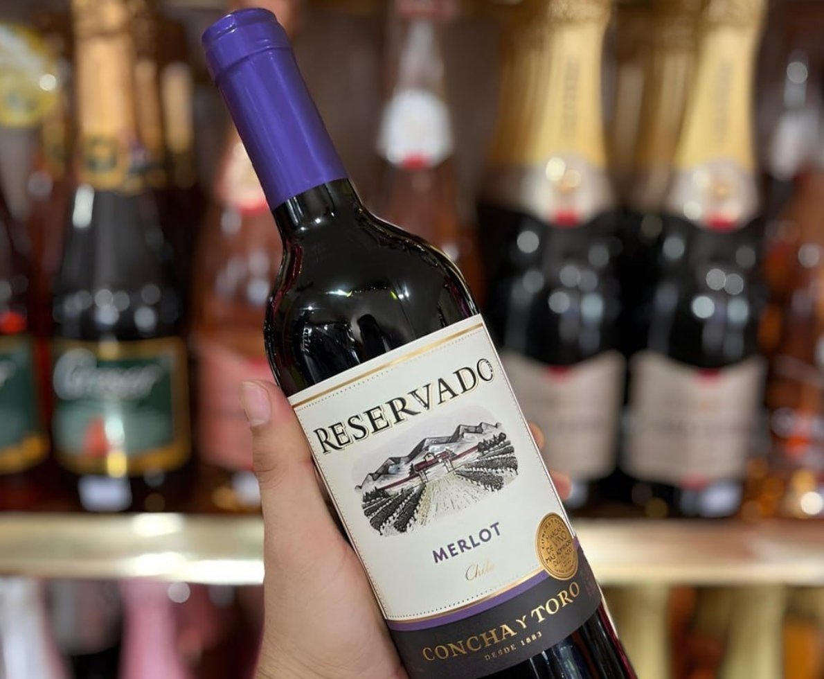 Concha y Toro Reservado Vinho Chileno Merlot 750mL
