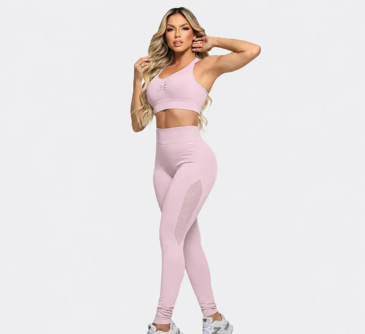 Conjunto Sem Costura Legging  Top Selene várias cores