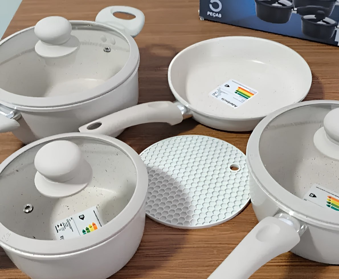 Jogo Panela Ceramica Antiaderente 5pç
