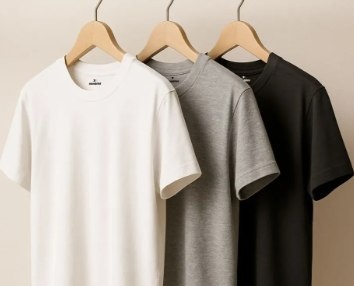 Kit 3 Camisetas Algodão Dia Dia Sandrini Básica